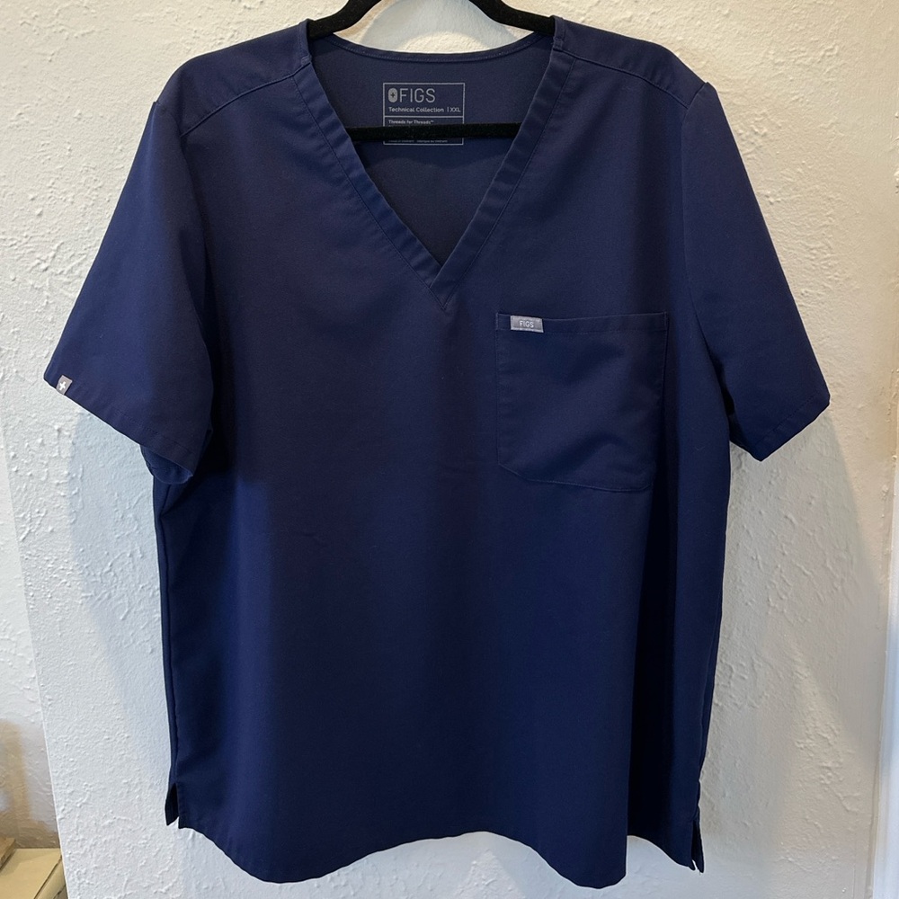 FIGS Navy Catarina One-Pocket, XXL